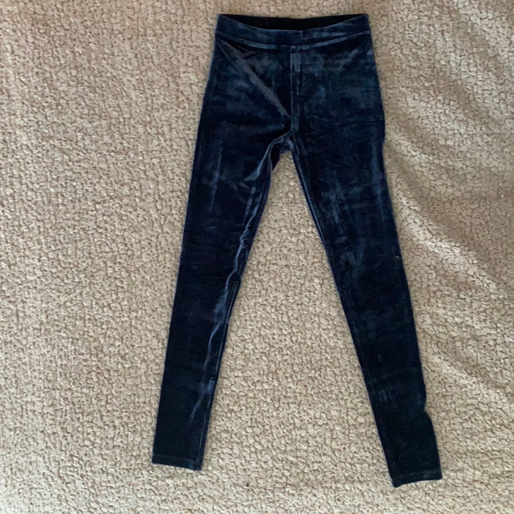 Girl’s Jcrew “Crew Cuts” velvet leggings